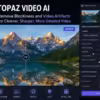 Topaz Video AI to remove blockiness and compression artifacts before and after comparison